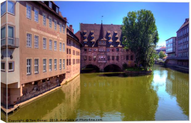 Hospice of the Holy Spirit Canvas Print by Tom Gomez