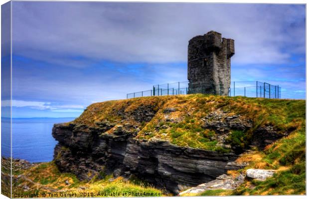 Moher Tower Canvas Print by Tom Gomez