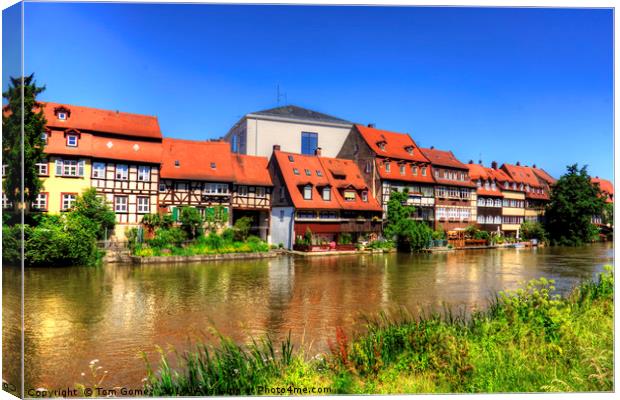 Little Venice in Bamberg Canvas Print by Tom Gomez