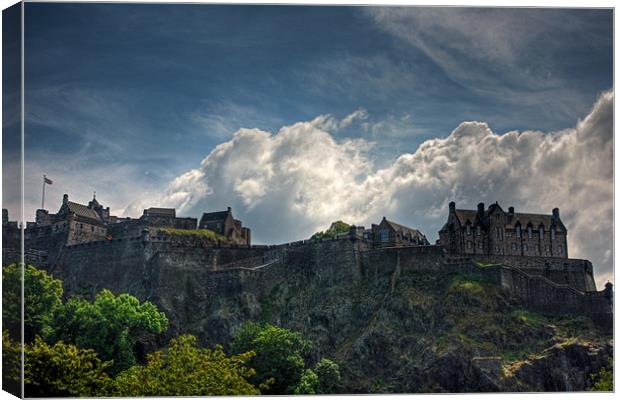 The Castle on the Rock Canvas Print by Tom Gomez