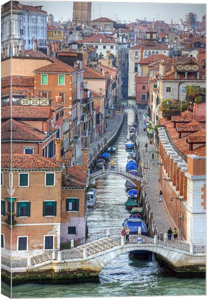 Rio della Fornace Canvas Print by Tom Gomez