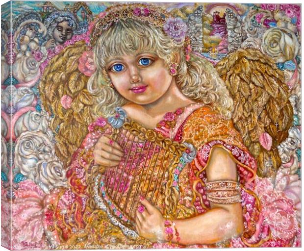 Yumi Sugai.Herbal angel. Canvas Print by Yumi Sugai