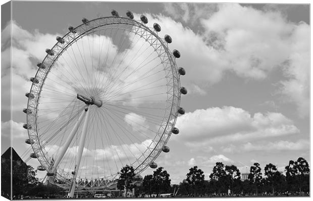 Great London Eye Canvas Print by Lise Baker