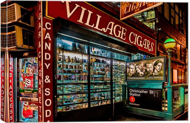 Village Cigars Canvas Print by Chris Lord