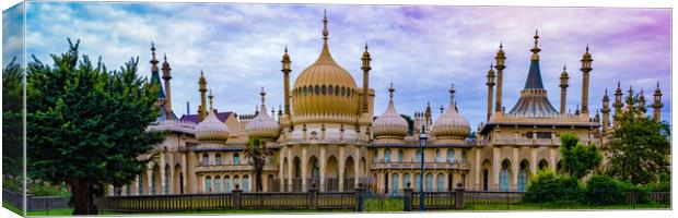 The Royal Pavilion Panorama Canvas Print by Chris Lord