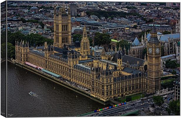 Houses of Parliament Canvas Print by Chris Lord