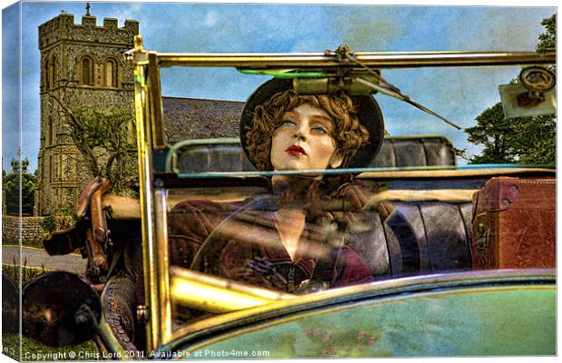 Beware of Mannequin Drivers Canvas Print by Chris Lord