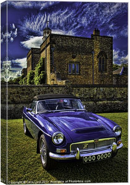 The Stately MG Canvas Print by Chris Lord