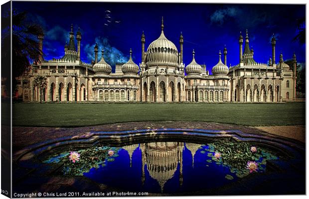 Brighton's Royal Pavilion Canvas Print by Chris Lord