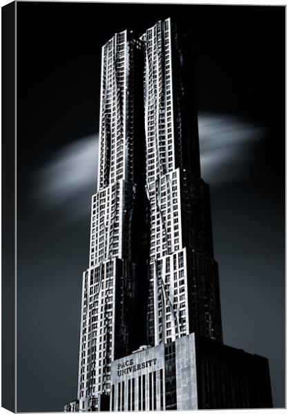 8 Spruce Street, NYC Canvas Print by Chris Lord
