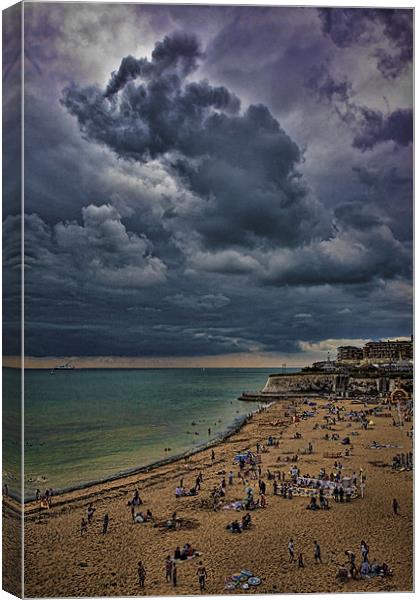Broadstairs, August 2010, Canvas Print by Chris Lord