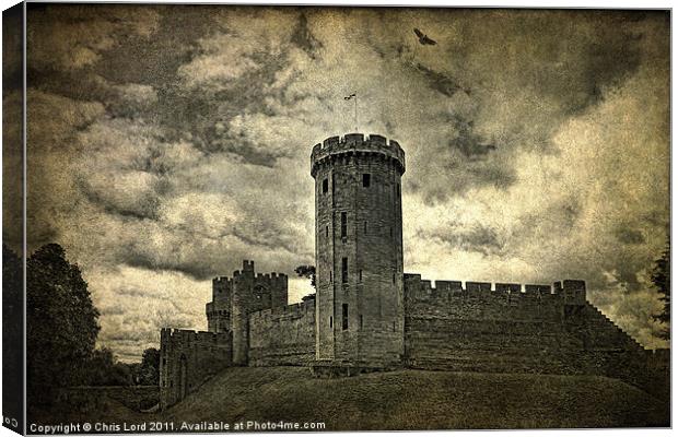 Return to Castle Warwick Canvas Print by Chris Lord
