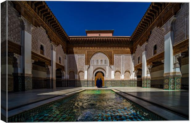 Ben Youssef Madrasa Canvas Print by Chris Lord