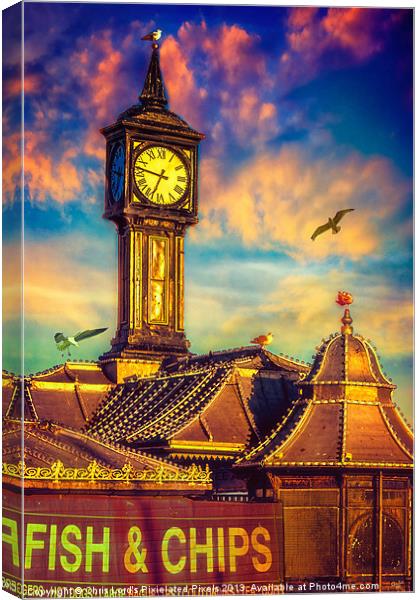 Welcome to Brighton Canvas Print by Chris Lord