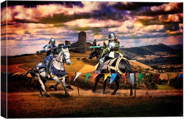The Joust Canvas Print by Chris Lord