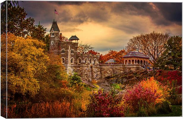 Autumn At Belvedere Castle Canvas Print by Chris Lord