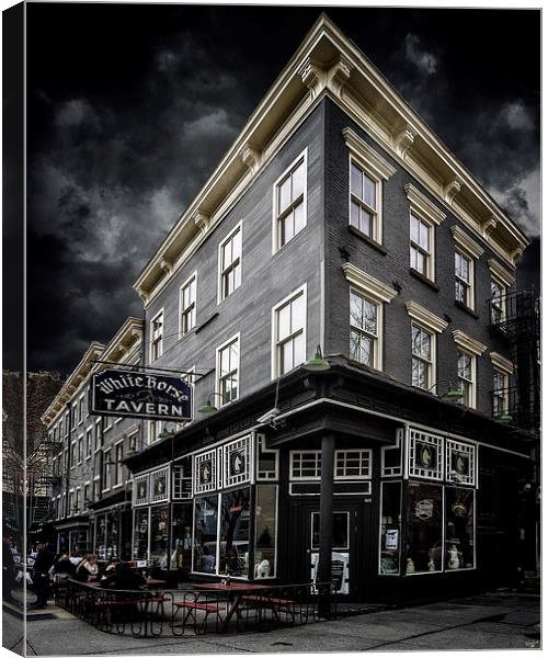 The White Horse Tavern Canvas Print by Chris Lord