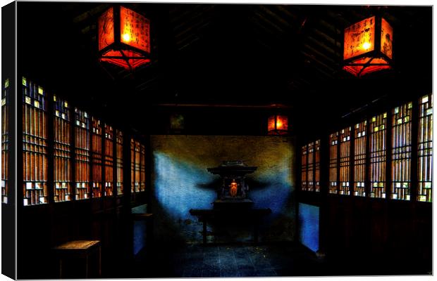 The Shrine Room Canvas Print by Chris Lord