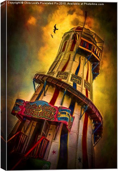  Helter Skelter Canvas Print by Chris Lord