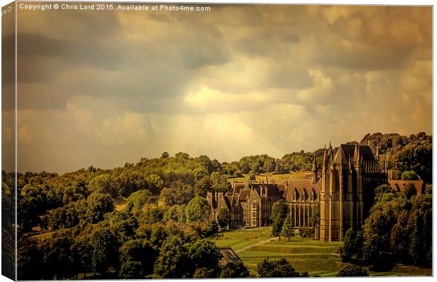 Lancing College Landscape Canvas Print by Chris Lord