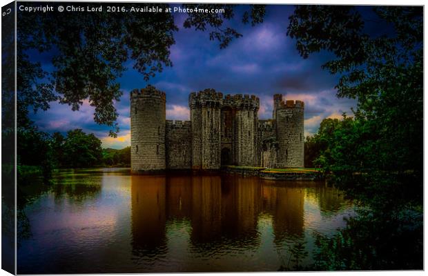 Bodium Castle Canvas Print by Chris Lord