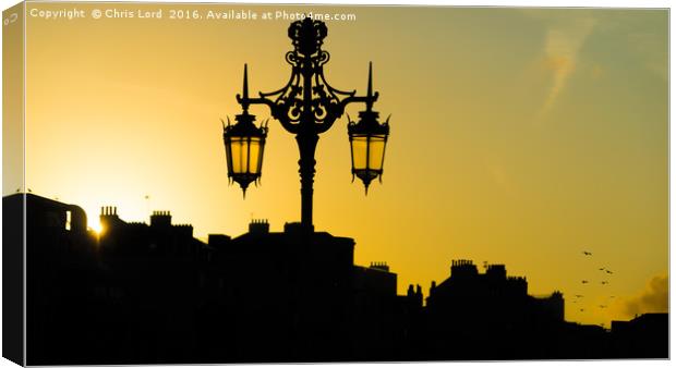 Sunrise In Brighton Canvas Print by Chris Lord