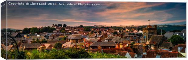 County Town Canvas Print by Chris Lord