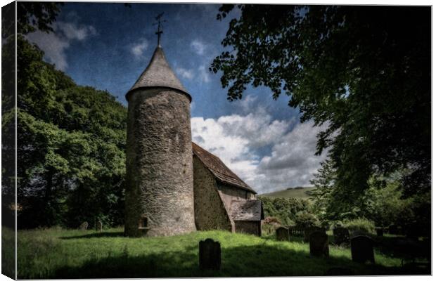 Saint Peter's Church At Southease Canvas Print by Chris Lord
