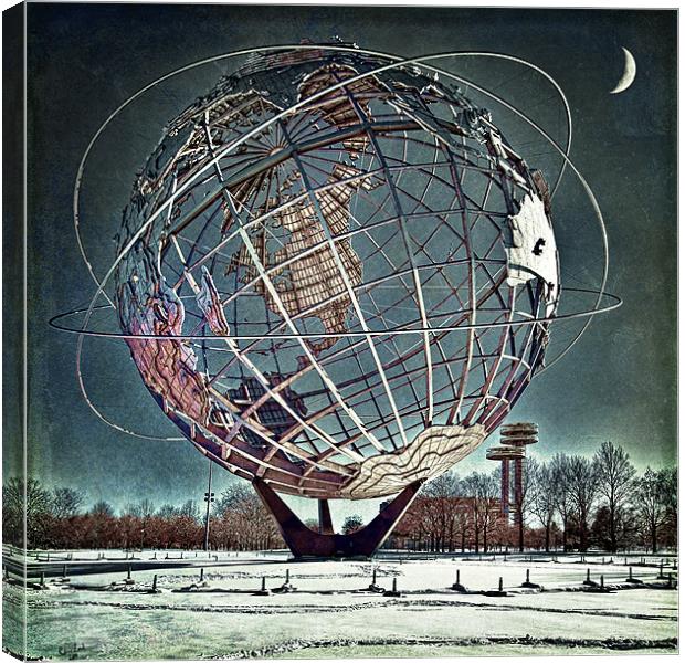 Unisphere Canvas Print by Chris Lord