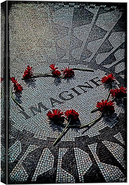 Imagine, The Memorial Canvas Print by Chris Lord
