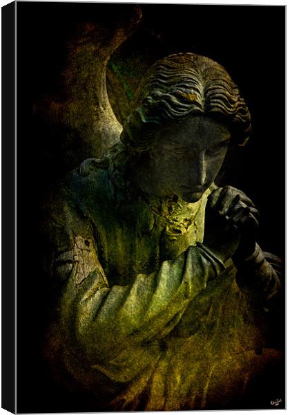 The Tomb Guardian Canvas Print by Chris Lord