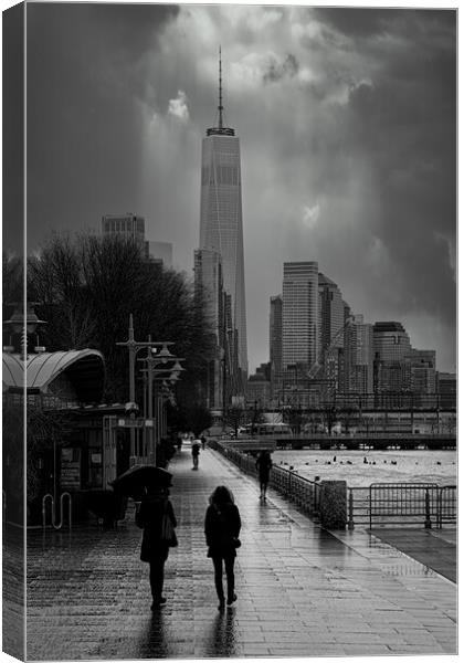 A Wet Afternoon On The West Side Canvas Print by Chris Lord
