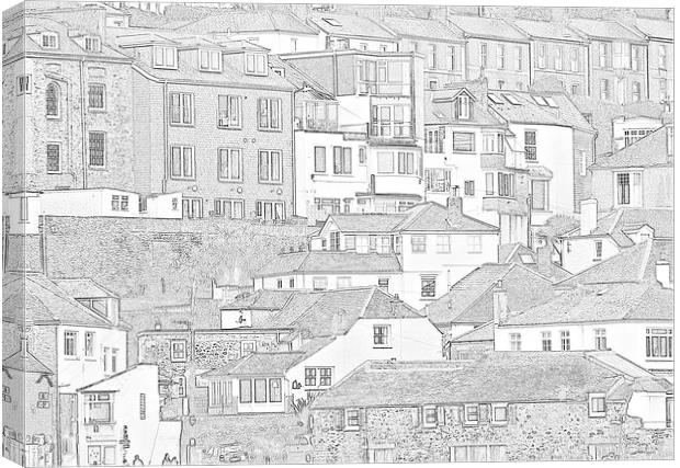 St Ives Sketchbook Canvas Print by Karl Butler