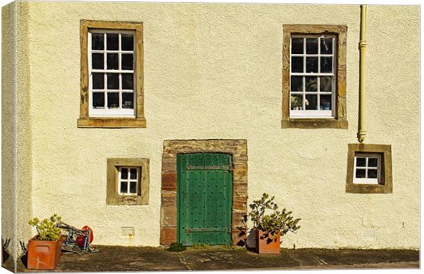4 Windows And A Door Canvas Print by Lynne Morris (Lswpp)