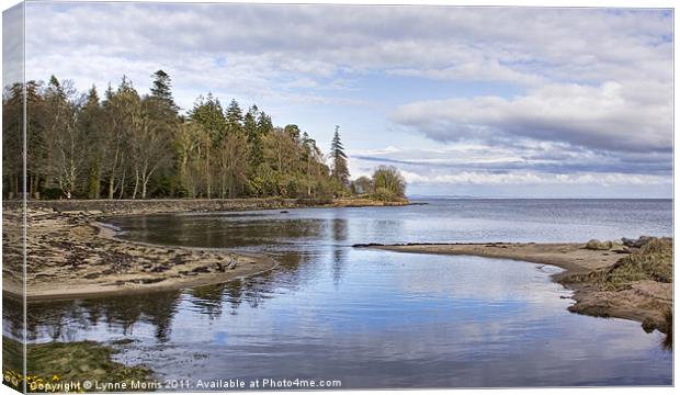 A Quiet Beach Canvas Print by Lynne Morris (Lswpp)