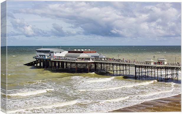 Cromer Pier Canvas Print by Lynne Morris (Lswpp)