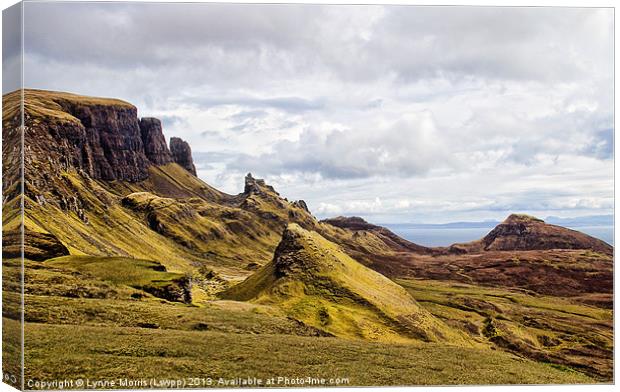 The Quiraing Canvas Print by Lynne Morris (Lswpp)