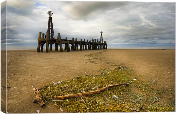 The Old Pier Canvas Print by Eddie John