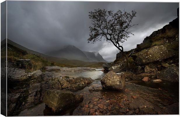 Three Sisters of Glencoe Canvas Print by Eddie John