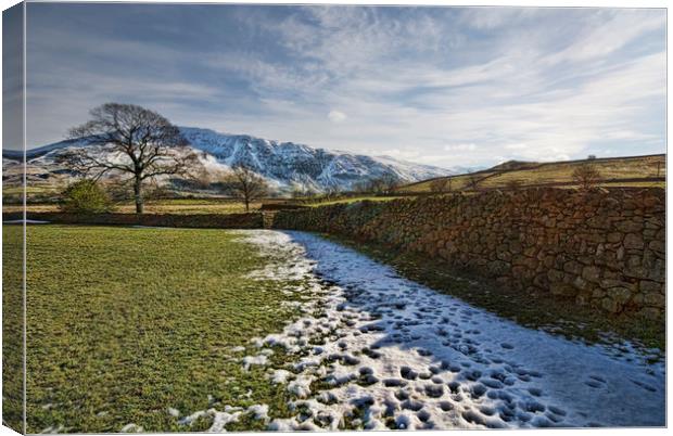 Cumbria winter Canvas Print by Eddie John