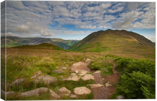 Place Fell  - Cumbria lake District  Canvas Print by Eddie John