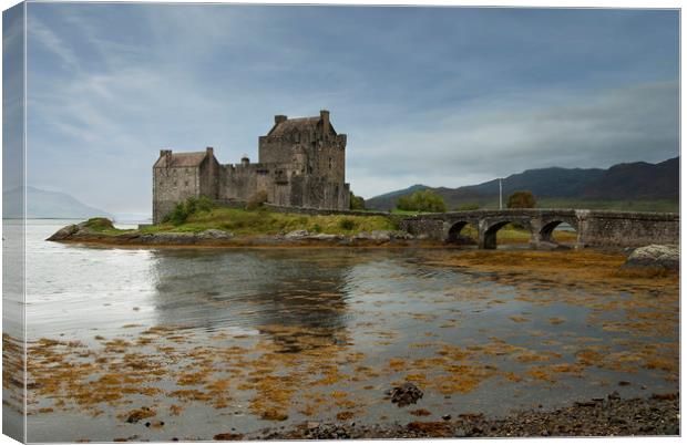 Eileen Donan castle Scotland   Canvas Print by Eddie John