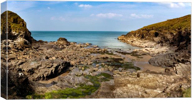 Epphaven cove north Cornwall Canvas Print by Eddie John