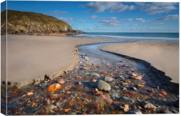 Kennack sands Cornwall Canvas Print by Eddie John