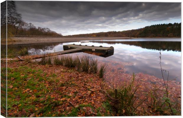 The Jetty - Tockholes    Canvas Print by Eddie John