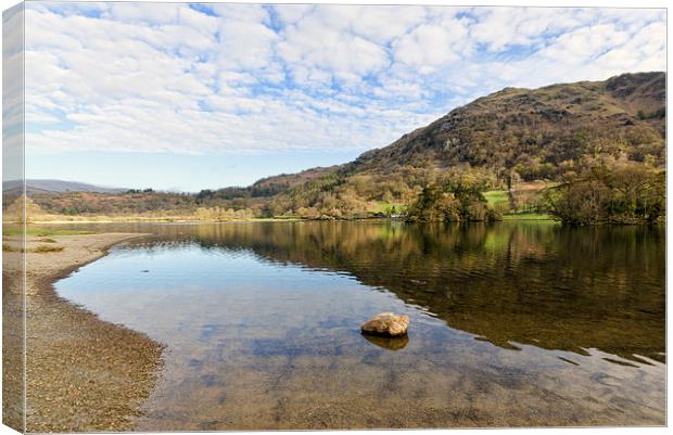 Spring At Rydal Water Canvas Print by John Hare