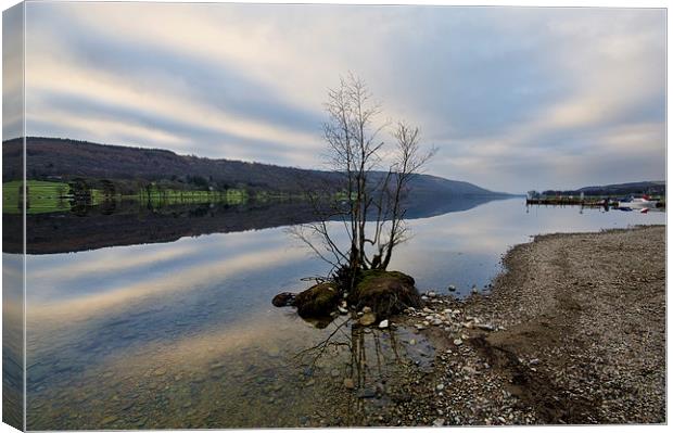Coniston Morning Canvas Print by John Hare