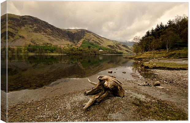 Buttermere Canvas Print by John Hare