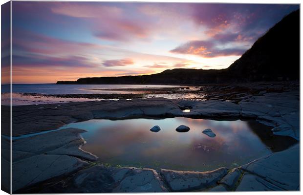 Kimmeridge Colours Canvas Print by Jan Allen