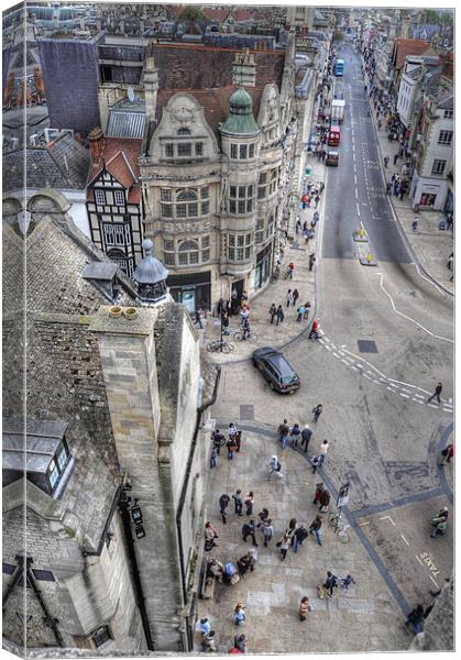 Oxford Views Canvas Print by Victoria Limerick